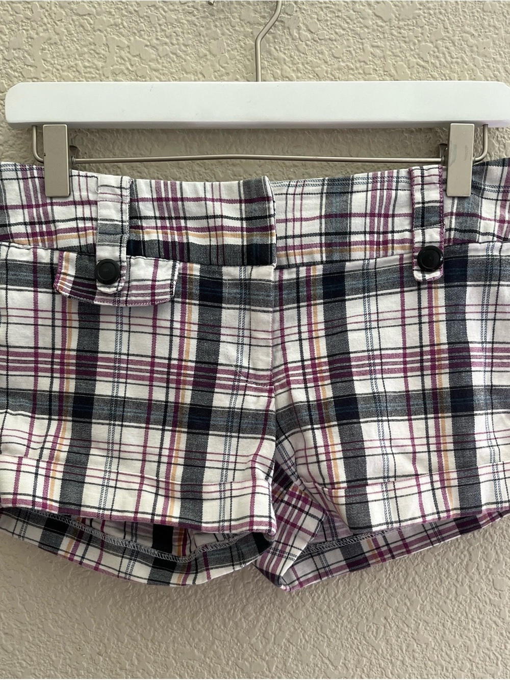 Candies Plaid Short Shorts Y2K Women’s Juniors Size 3